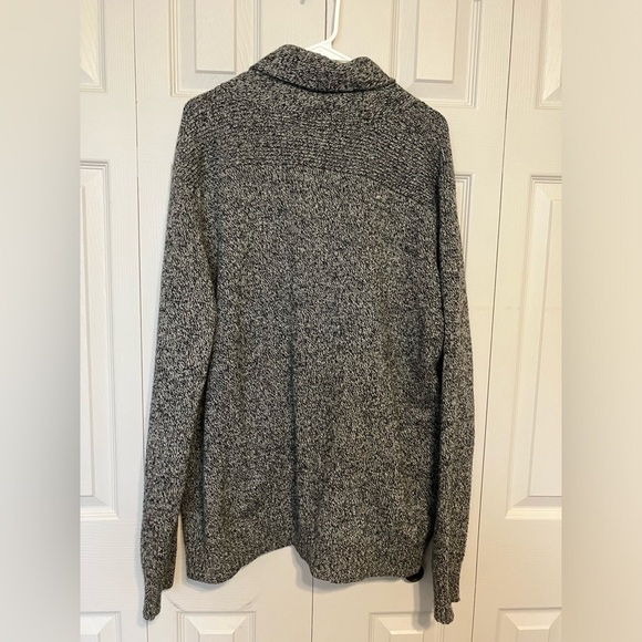 Eddie Bauer Knit Sweater Women’s Sz XL Grey Button Front Wool Blend  Fall Warm - Picture 6 of 8